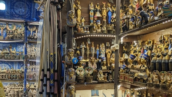 Khan el-Khalili is littered with figurines from the Pharaonic era