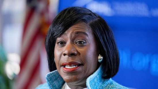 Philadelphia Mayor Cherelle Parker declared Pennsylvania Gov. Josh Shapiro as Harris’ No. 2 on the Democratic ticket in a video posted on X.(AP)