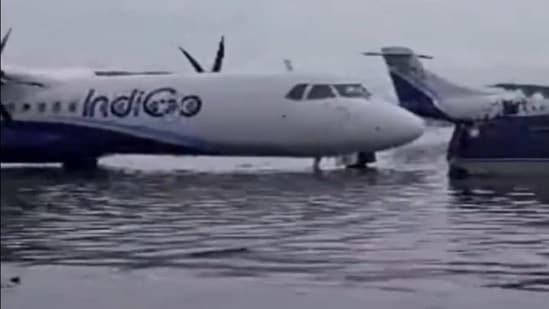 Video: Kolkata airport runway flooded after heavy rain; IMD warns of more  showers | Kolkata - Hindustan Times