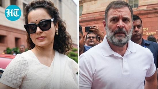 Kangana Ranaut is sharing daily posts about Rahul Gandhi on social media.