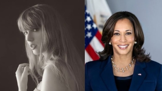 Swifties for Harris movement will make sure to get Kamala Harris elected as the next US president.(@taylorswift13/X, @VP/X)