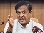 Assam chief minister Himanta Biswa Sarma addresses a press conference in Guwahati. (PTI file photo) Assam chief minister Himanta Biswa Sarma addresses a press conference in Guwahati. (PTI file photo)