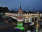 The Clock Tower at Lal Chowk in Srinagar illuminated with the Tricolour on August 14, 2023. )Waseem Andrabi /HT Archive) The Clock Tower at Lal Chowk in Srinagar illuminated with the Tricolour on August 14, 2023. )Waseem Andrabi /HT Archive)