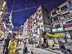 After a mid-90s ‘builder’ boom, the area saw a drastic change – a large number of coaching institutes cropped up, and owners of houses started cashing in on the demand by students by dividing floors into single-room rentals. (RAJ K RAJ /HT)