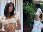 Blackpink member Lisa is enjoying the Italian summer in the most stylish outfits! The rapper travelled to Italy recently for a summer getaway. She has been posting pictures from her vacation. The Rockstar singer's latest pictures show her in a tiny white bralette and a matching maxi skirt. It is the ultimate summer outfit. Scroll down to see it. (Instagram)