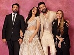 Vicky Kaushal and Rashmika Mandanna turned showstoppers for Falguni Shane Peacock. 