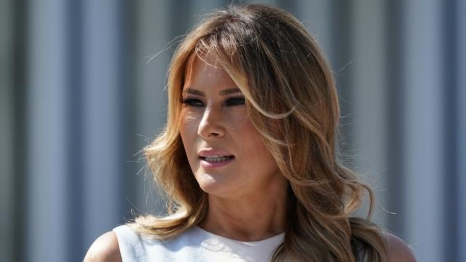 Melania Trump puts FLOTUS tag on display amid husband’s battle against Harris