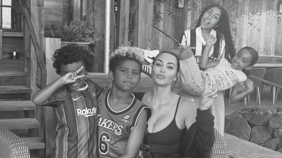 Kim Kardashian shared pictures from her perfect summer vacation with her kids. (@kimkardashian/Instagram) Kim Kardashian shared pictures from her perfect summer vacation with her kids. (@kimkardashian/Instagram)