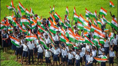BJP will be launching the ‘Har Ghar Tiranga’ campaign from August 9 to 15 as part of its outreach program. (Pratik Chorge/HT PHOTO) BJP will be launching the ‘Har Ghar Tiranga’ campaign from August 9 to 15 as part of its outreach program. (Pratik Chorge/HT PHOTO)