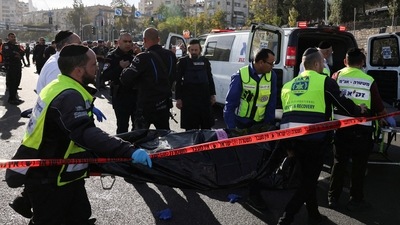 Two Israelis killed, two others wounded in stabbing attack by a Palestinian (REUTERS)