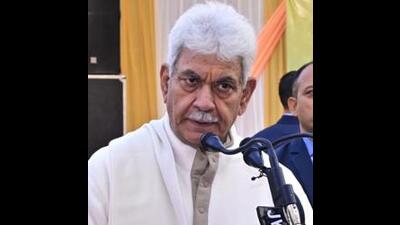 Jammu and Kashmir Lieutenant Governor Manoj Sinha on Sunday launched 500 farmer service centres, which will offer comprehensive support for farming and related activities. (HT File)