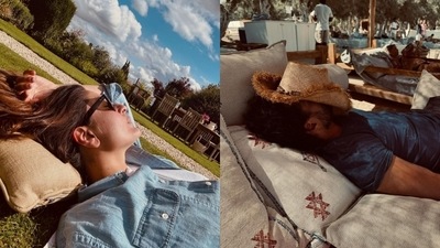 Kareena Kapoor and Saif Ali Khan wrapped up a long summer vacation in the UK. Kareena Kapoor and Saif Ali Khan wrapped up a long summer vacation in the UK.