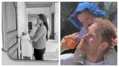 Prince Harry and Meghan Markle, who stepped down as members of the royal family in 2021, are raising their two kids – children Archie, 5, and Lilibet, 3 – in California, US. (Pics courtesy: Netflix) Prince Harry and Meghan Markle, who stepped down as members of the royal family in 2021, are raising their two kids – children Archie, 5, and Lilibet, 3 – in California, US. (Pics courtesy: Netflix)