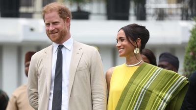Prince Harry and Meghan Markle ripped over decision to visit Colombia (Photo by Kola SULAIMON / AFP) (AFP) Prince Harry and Meghan Markle ripped over decision to visit Colombia (Photo by Kola SULAIMON / AFP) (AFP)