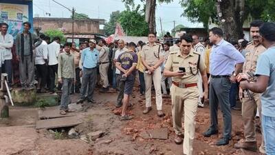 Nine children were killed and four were injured after a house wall collapsed on them near a temple in Sagar district on Sunday morning (ANI Photo) Nine children were killed and four were injured after a house wall collapsed on them near a temple in Sagar district on Sunday morning (ANI Photo)