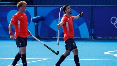 After conceding a goal in the second quarter, Great Britain drew level through Lee Morton from a field effort in the 27th minute. (REUTERS)