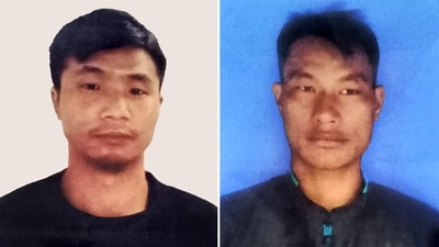 Itanagar: Combo photo of Batelum Tikro and Bainsi Manyu, two men from Arunachal Pradesh who have been missing for the last two years from a remote location along the India-China border in Anjaw district. (PTI Photo) Itanagar: Combo photo of Batelum Tikro and Bainsi Manyu, two men from Arunachal Pradesh who have been missing for the last two years from a remote location along the India-China border in Anjaw district. (PTI Photo)