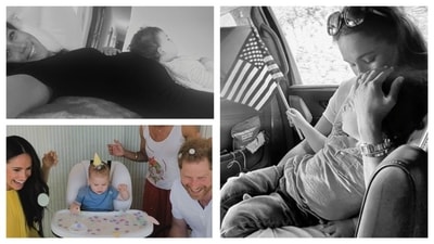 In the Netflix docuseries Harry & Meghan, Prince Harry and Meghan Markle offered a rare look into their life as parents to Archie and Lilibet. Here's a glimpse of the family-of-four on Meghan's birthday. (Pics courtesy: Netflix) In the Netflix docuseries Harry & Meghan, Prince Harry and Meghan Markle offered a rare look into their life as parents to Archie and Lilibet. Here's a glimpse of the family-of-four on Meghan's birthday. (Pics courtesy: Netflix)