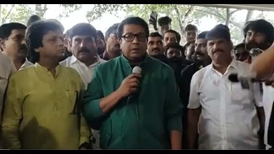 Speaking in Pune on Sunday after his meeting with CM Shinde, Raj Thackeray said he has been assured that a committee of city-based environmental experts will review the RFD project. (VIDEO GRAB) Speaking in Pune on Sunday after his meeting with CM Shinde, Raj Thackeray said he has been assured that a committee of city-based environmental experts will review the RFD project. (VIDEO GRAB)