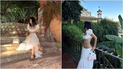 Lisa's latest Instagram post features several pictures of the rapper showing off her sultry summer look while posing amid scenic locations in Italy. She also shared a few selfies in the photo dump. (Instagram) Lisa's latest Instagram post features several pictures of the rapper showing off her sultry summer look while posing amid scenic locations in Italy. She also shared a few selfies in the photo dump. (Instagram)
