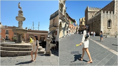 Earlier, Lisa had shared pictures from another outing in Italy. The photos captured the rapper while she discovered touristy places and scenic haunts, explored local markets and enjoyed a quiet lunch. (Instagram) Earlier, Lisa had shared pictures from another outing in Italy. The photos captured the rapper while she discovered touristy places and scenic haunts, explored local markets and enjoyed a quiet lunch. (Instagram)