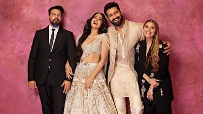 Vicky Kaushal and Rashmika Mandanna turned showstoppers for Falguni Shane Peacock. Vicky Kaushal and Rashmika Mandanna turned showstoppers for Falguni Shane Peacock.