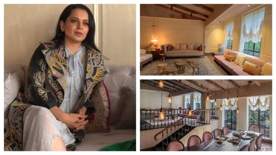 Step inside Kangana Ranaut's renovated Mumbai bungalow that's reportedly on the market for 40 crore. Watch