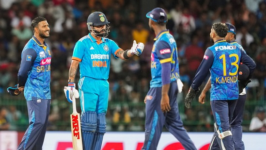Controversy erupted in India's innings when Virat Kohli's lbw dismissal was reversed following a review from the batter. However, Kohli couldn't make the most of his reprieve, as he was dismissed merely four overs later.(PTI)