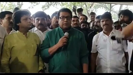 Speaking in Pune on Sunday after his meeting with CM Shinde, Raj Thackeray said he has been assured that a committee of city-based environmental experts will review the RFD project. (VIDEO GRAB)