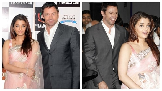 Aishwarya Rai and Hugh Jackman shared a stage at FICCI Frames in 2011.