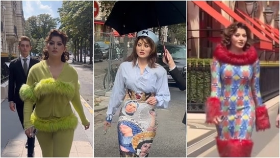 Urvashi Rautela's Paris fashion choices are full of bizarre outfits. (Instagram )