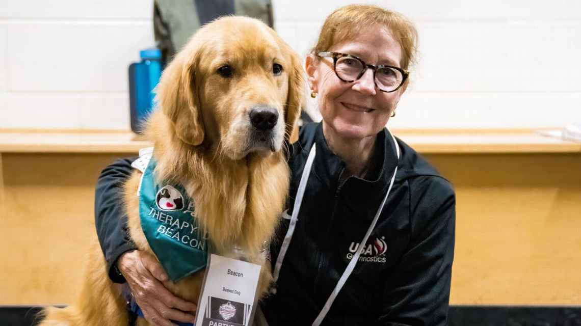 Meet Beacon the therapy dog: Team USA's unexpected MVP at the 2024 ...