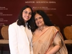 Author Aashvi Agarwal and art critic and curator Uma Nair