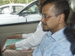 Arvind Kejriwal in CBI custody. (PTI) Arvind Kejriwal in CBI custody. (PTI)