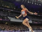 Paris Olympics 2024: Femke Bol of Netherlands celebrates as she crosses the line to win gold in the final. (Reuters) Paris Olympics 2024: Femke Bol of Netherlands celebrates as she crosses the line to win gold in the final. (Reuters)
