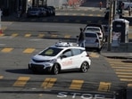 A self-driving GM Bolt EV is seen during a media event where Cruise, GM's autonomous car unit, showed off its self-driving cars in San Francisco, California, U.S. November 28, 2017. (Elijah Nouvelage/Reuters)