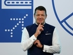 Indian airline IndiGo's CEO Pieter Elbers at a gathering during a company event in New Delhi on August 5.