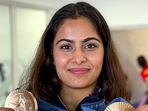 Manu Bhaker, 22, has won two bronze medals in Paris Olympics 2024.(Photo: X) Manu Bhaker, 22, has won two bronze medals in Paris Olympics 2024.(Photo: X)