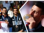 Novak Djokovic has finally added an Olympic gold to his resume(AFP-Reuters) Novak Djokovic has finally added an Olympic gold to his resume(AFP-Reuters)