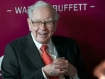 Warren Buffett, chairman and CEO of Berkshire Hathaway, smiles as he plays bridge following the annual Berkshire Hathaway shareholders meeting in Omaha.(AP) Warren Buffett, chairman and CEO of Berkshire Hathaway, smiles as he plays bridge following the annual Berkshire Hathaway shareholders meeting in Omaha.(AP)