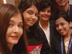 Aishwarya Rai and Aaradhya Bachchan's picture with airport staff was shared on Instagram recently. Aishwarya Rai and Aaradhya Bachchan's picture with airport staff was shared on Instagram recently.