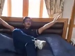 A protestor seen lying on the bed inside Sheikh Hasina's official residence (Screengrab) A protestor seen lying on the bed inside Sheikh Hasina's official residence (Screengrab)