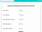 CBSE 10th Compartment Result 2024 Live: CBSE Class 10 supplementary results out at results.cbse.nic.in, direct link here