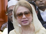 Sheikh Hasina (L) and Khaleda Zia (R). Sheikh Hasina (L) and Khaleda Zia (R).
