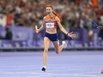 Femke Bol is over the moon after claiming the win Femke Bol is over the moon after claiming the win