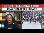 Sheikh Hasina's First Reaction After Fleeing As Bangladesh Army Takes Over