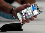 The iPhone 15 Pro is shown after its introduction on the Apple campus. (AP) The iPhone 15 Pro is shown after its introduction on the Apple campus. (AP)