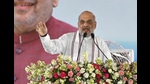 Union home minister Amit Shah had inaugurated the 24x7 water supply project in Manimajra on Sunday. (Keshav Singh/HT) Union home minister Amit Shah had inaugurated the 24x7 water supply project in Manimajra on Sunday. (Keshav Singh/HT)