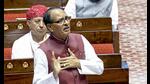 Union minister of agriculture and farmers’ welfare Shivraj Singh Chouhan speaks in the Rajya Sabha in New Delhi on Monday. (ANI) Union minister of agriculture and farmers’ welfare Shivraj Singh Chouhan speaks in the Rajya Sabha in New Delhi on Monday. (ANI)