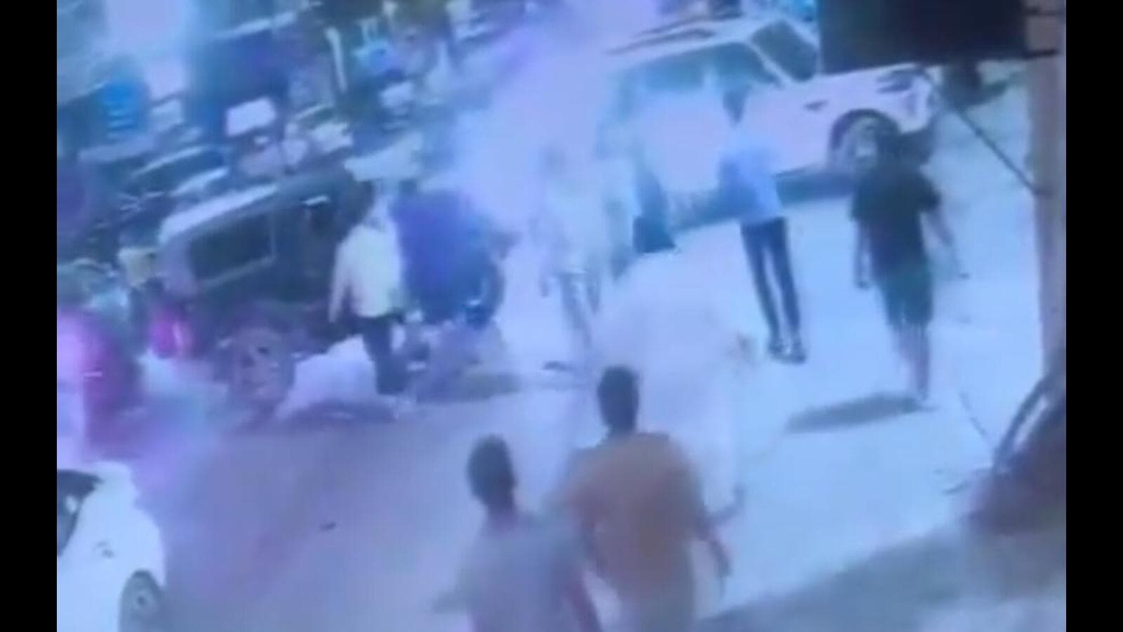 Caught on cam: SUV driver tries to run over youths over petty dispute